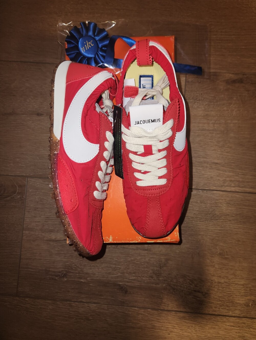 HV8547 600 Nike Moon Shoe SP Jacquemus University Red (Women's) Sz 8